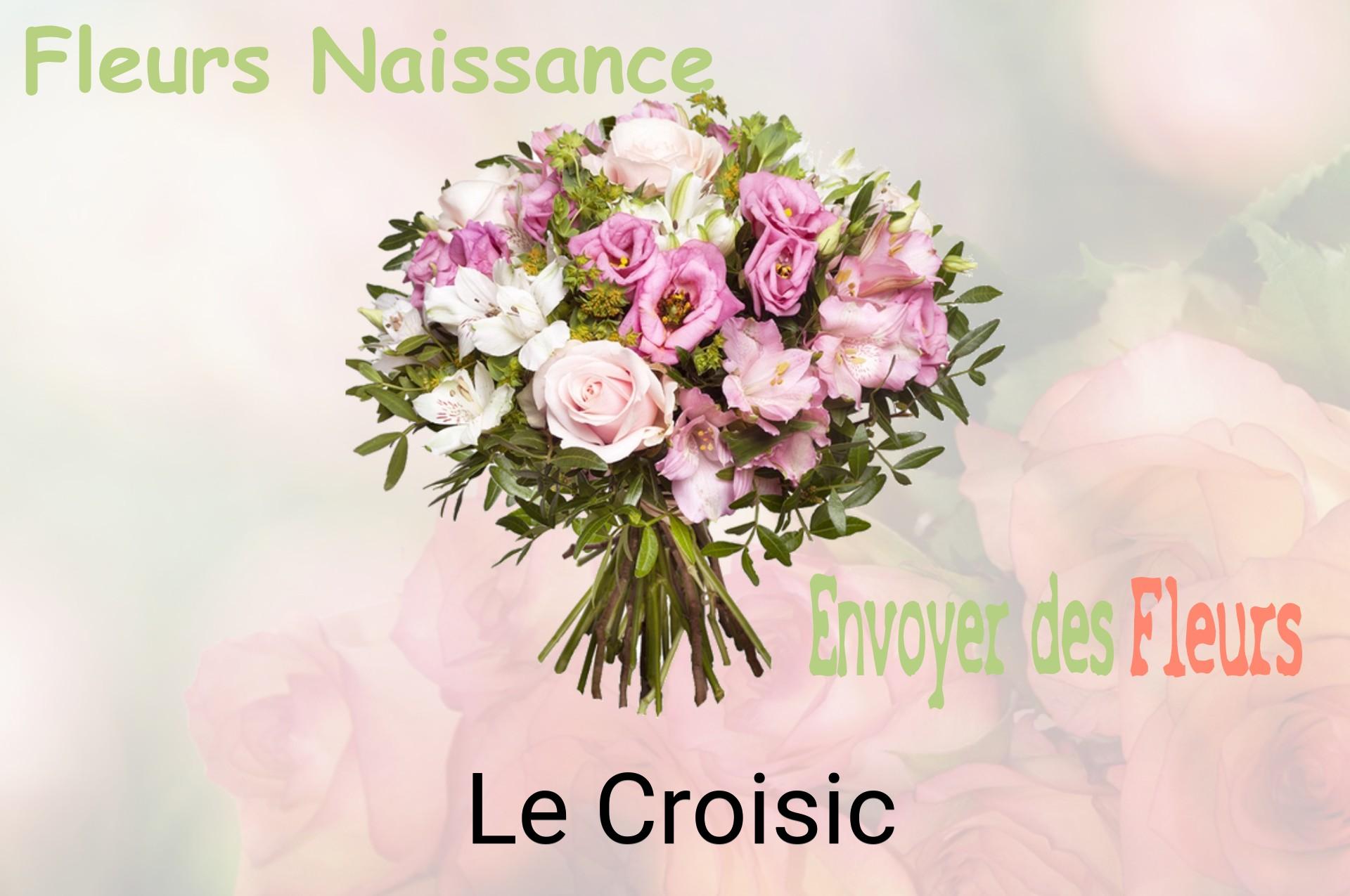 Bouquet de fleurs de naissance livré à Le Croisic